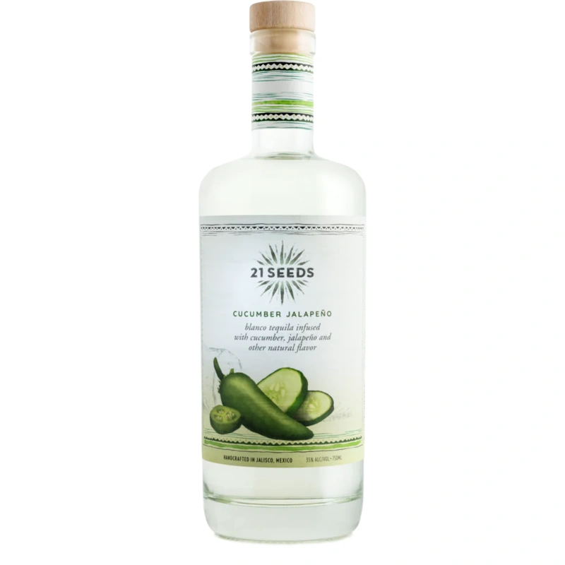 21 SEEDS TEQUILA CUCUMBER JALAPENO 750ML