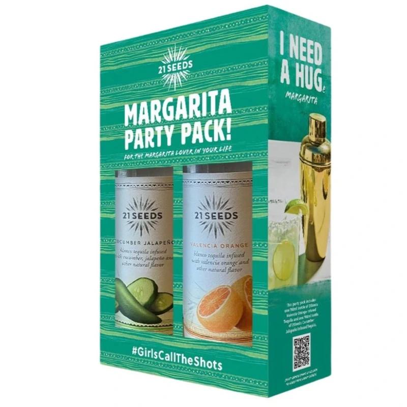 21 SEEDS TEQUILA MARGARITA PARTY PACK 750ML