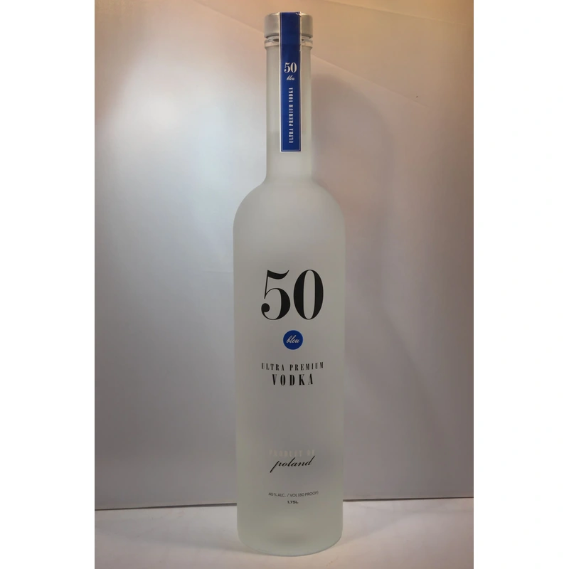 50 BLEU VODKA ULTRA PREMIUM POLAND 1.75LI