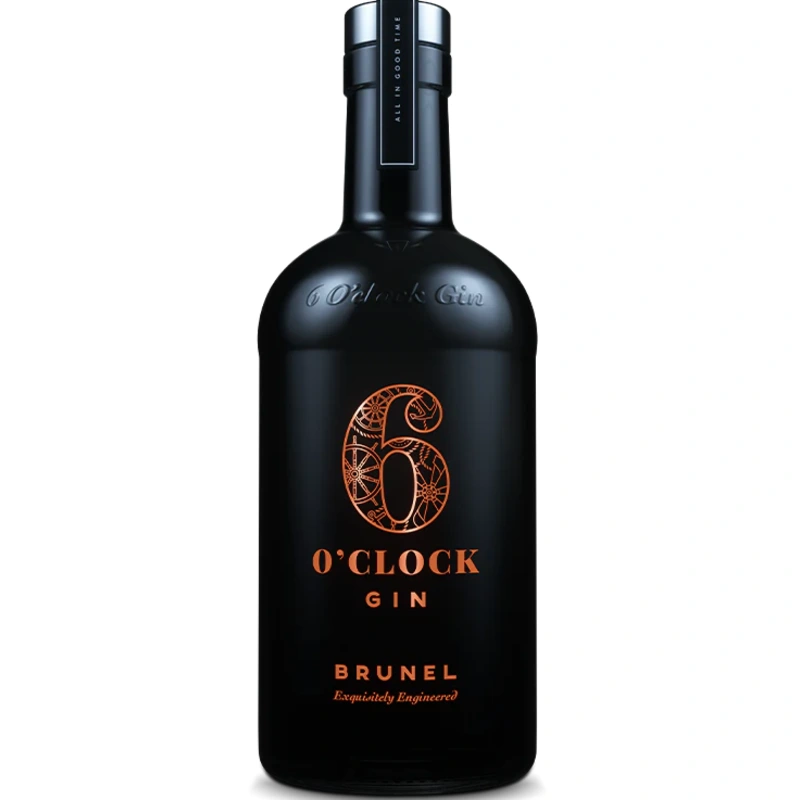 6 OCLOCK GIN BRUNEL ENGLAND 750ML