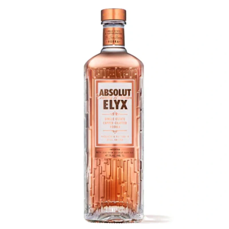ABSOLUT VODKA ELYX SINGLE ESTATE HANDCRAFTED SWEDEN 1LI