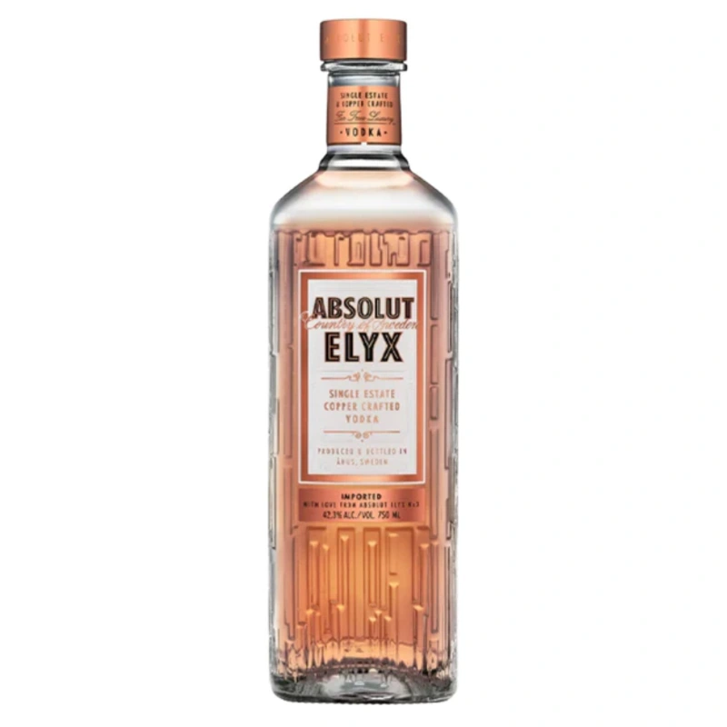ABSOLUT VODKA ELYX SINGLE ESTATE HANDCRAFTED SWEDEN 750ML