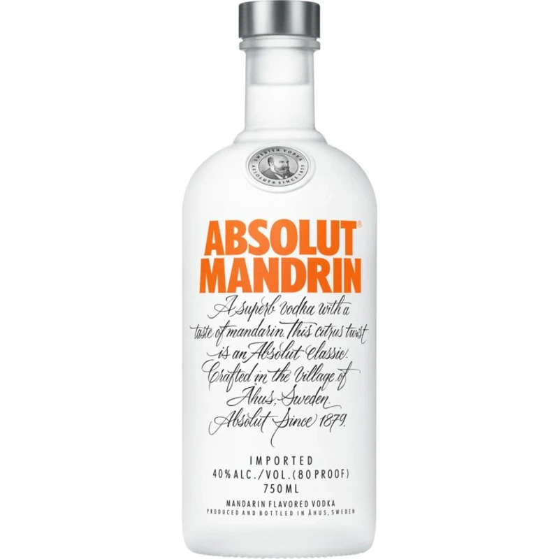 ABSOLUT VODKA MANDRIN SWEDEN 750ML